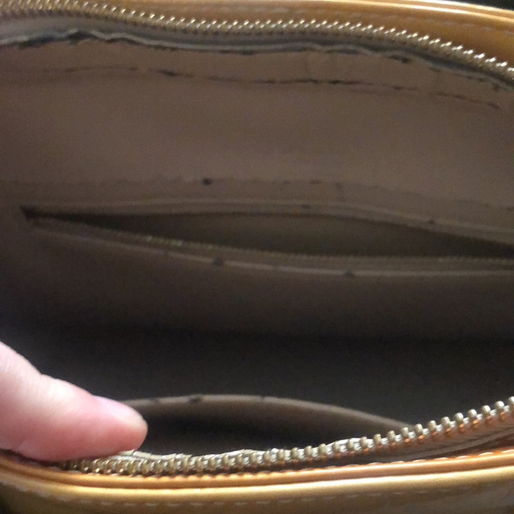 ‼️PRICE DROP‼️💯Authentic Louis Vuitton Houston Yellow Hand Bag - Picture 6 of 10